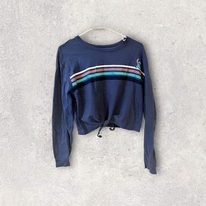 Long sleeve Stitch crop top